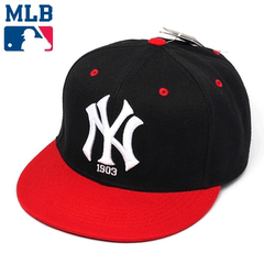 MLB洋基队NY15款平檐棒球帽正品代购 15NY3UCA24253支持验货