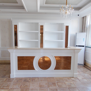 美容院前台接待台欧式烤漆图片