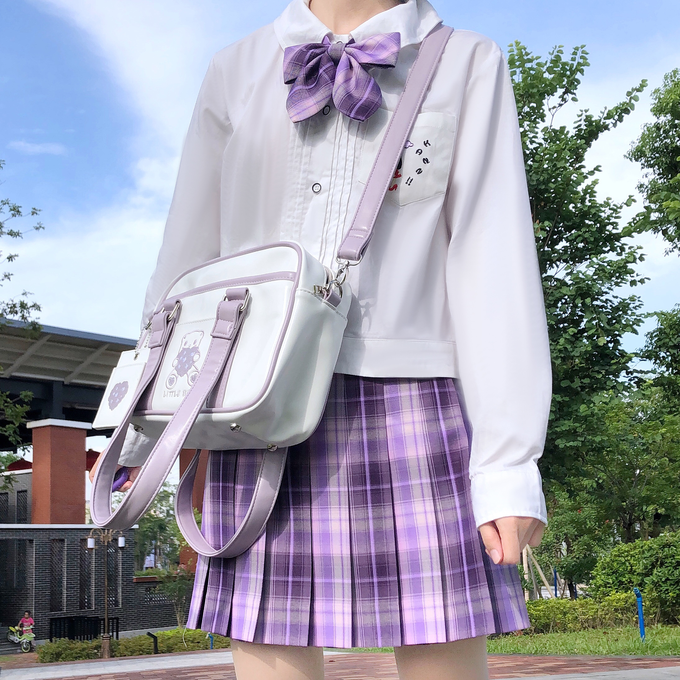 乔奈奈原创洋桔梗正版JK裙正统百褶裙学生格裙制服女短裙 现货