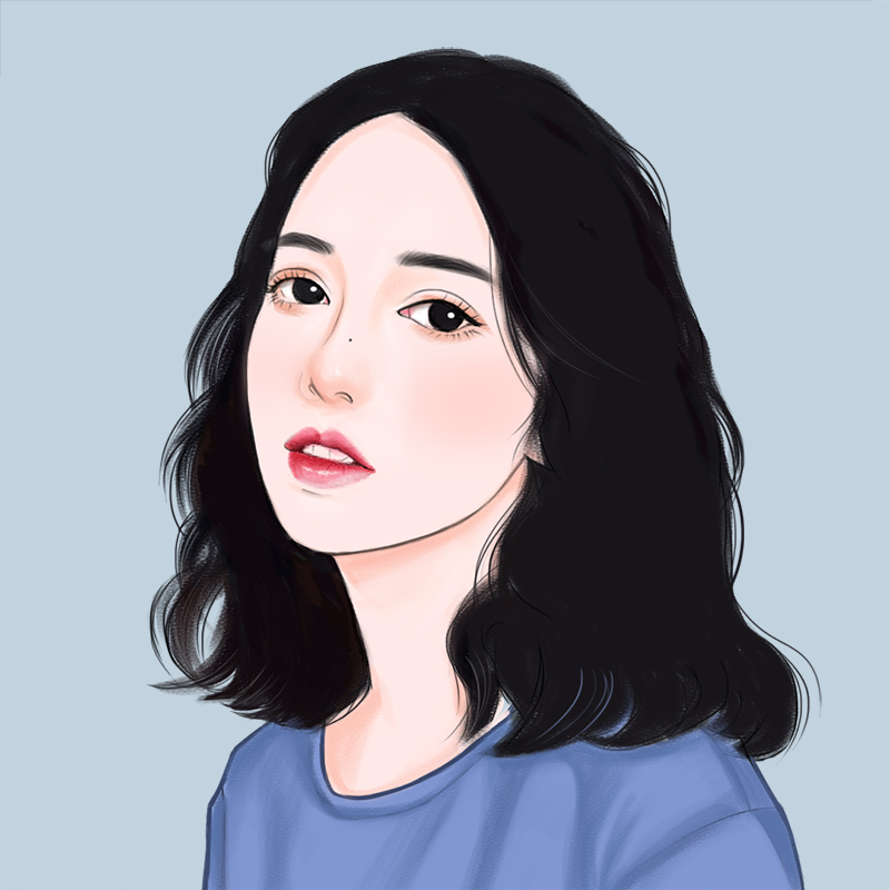 唯美可爱卡通漫画q版人物肖像设计情侣礼物真人照片转手绘头像