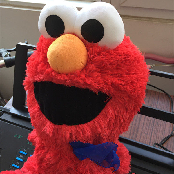 芝麻街公仔elom艾摩sesame street爱鲁莫毛绒玩偶甜饼怪玩具包邮