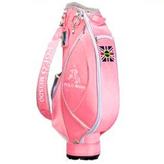 正品polo/保罗高尔夫球包/球袋女款粉色进口尼龙球袋球杆包批发
