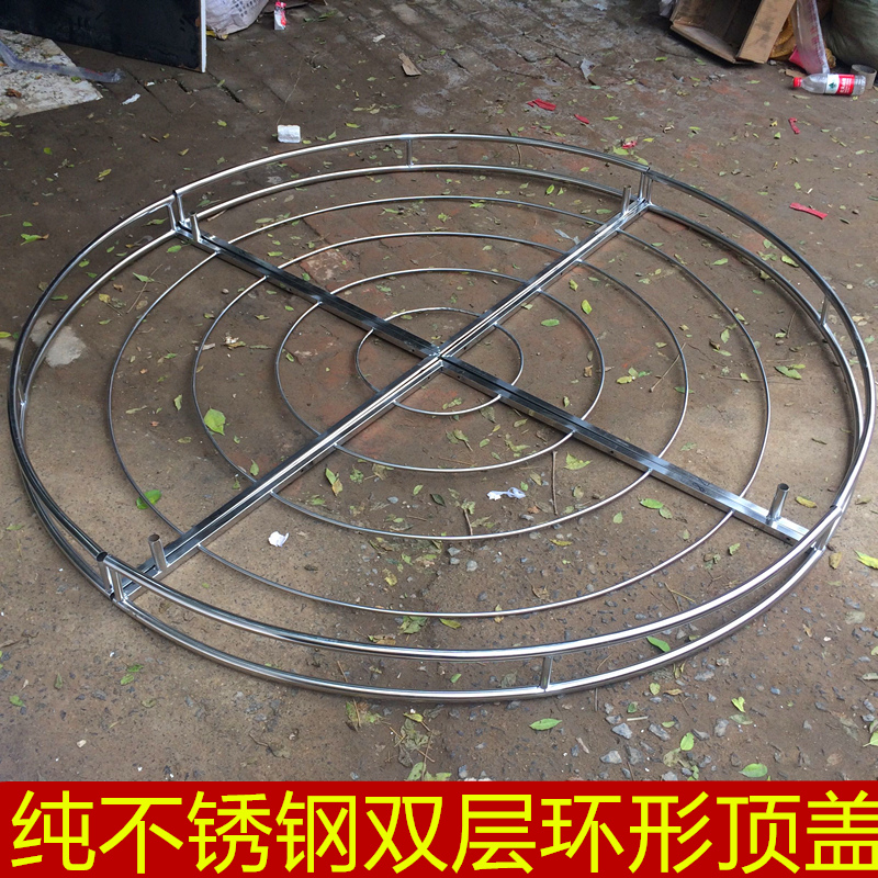 婚礼道具场地布置用品双层圆环弧商场大厅布置圆形缎带亭架子顶盖