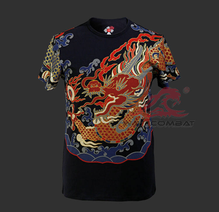 【敦刻尔克】 "大朙正统祥云福海飞鱼服"t恤 透气 速干 文化衫