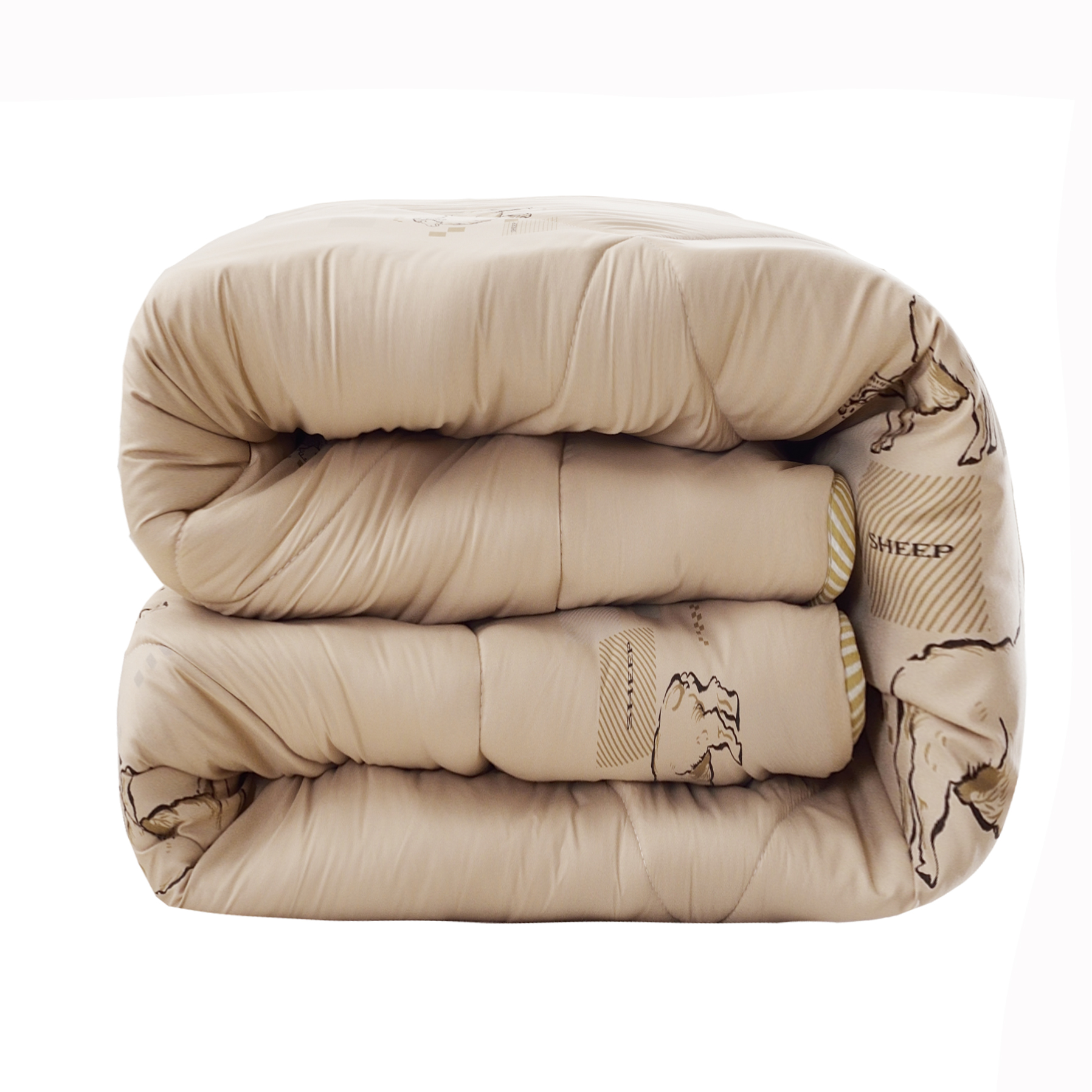 羊毛被驼绒被床上用品春秋被羊绒被澳洲冬被加厚保暖10斤被子被芯