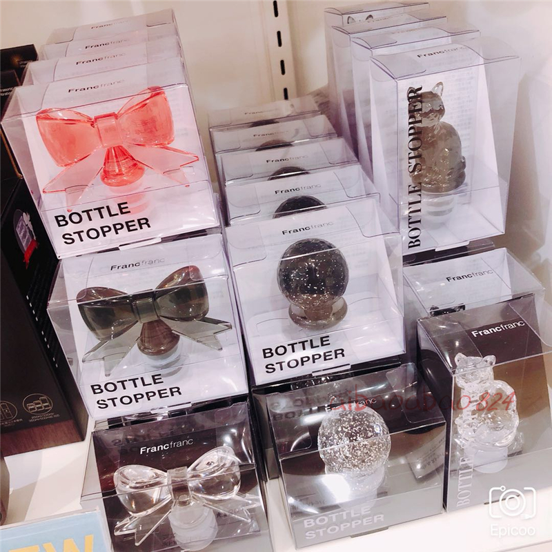 Japan francfranc19 Refinement Multicolor bow Twinkle Pellet crystal Wine corks potin the Tableware , Flagon/Wineglass/Wine , Wine stopper  category - from Buy2taobao.com to provide professional Taobao agent buy service