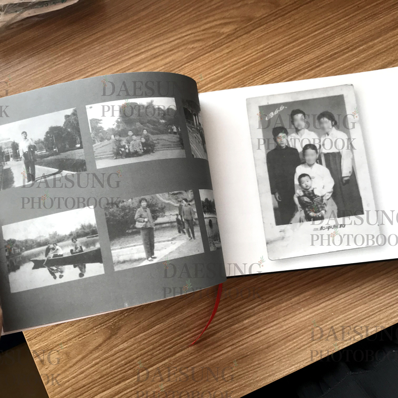 大圣原创照片书画册老照片时光机黑白照杂志相片影集微信书时间轴