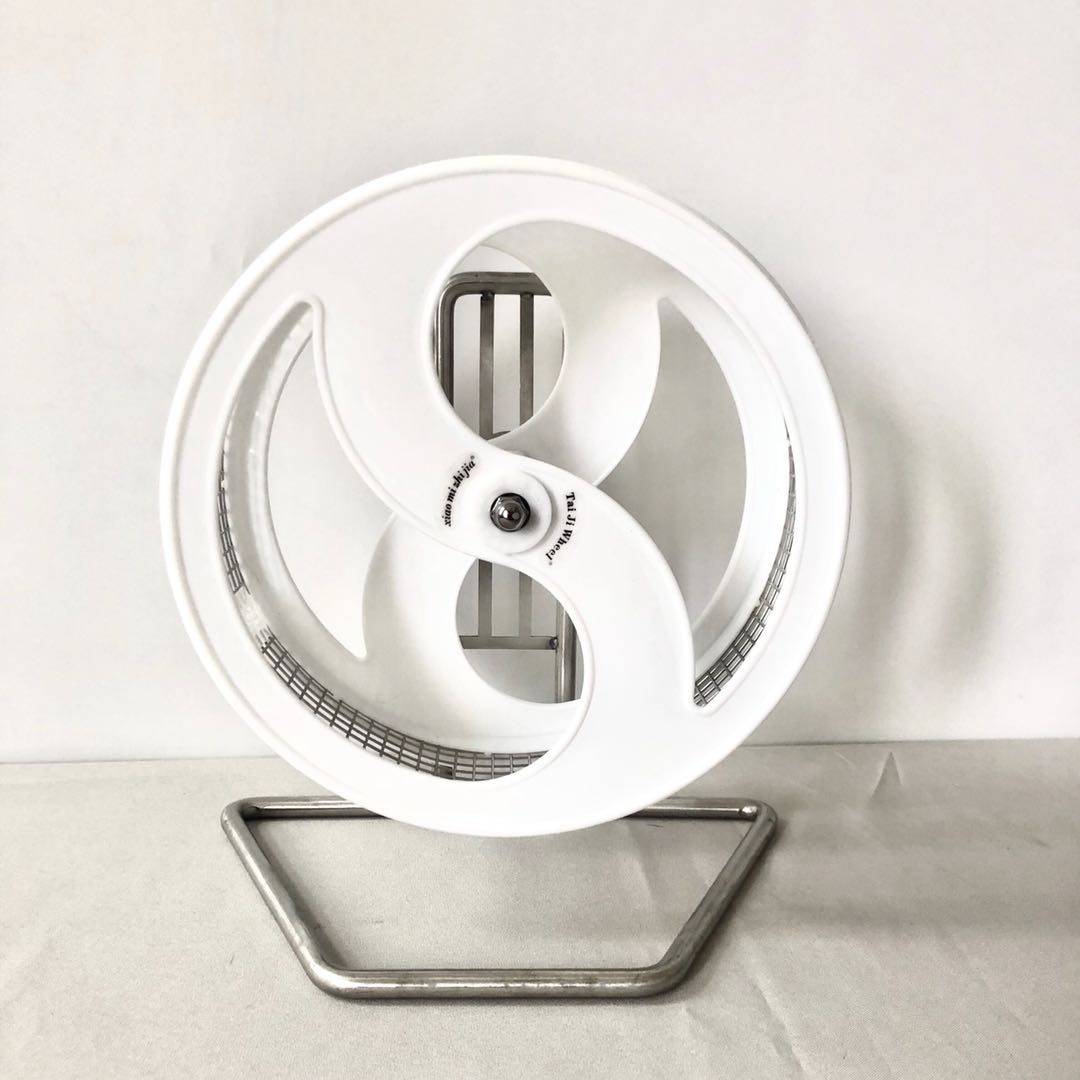 太极跑轮l型不锈钢支架款多色转轮直径20厘米宽8和13高度可调节