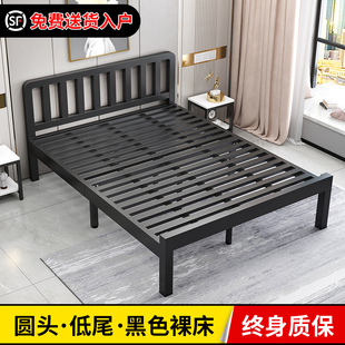 上新铁架床现代简约加粗加厚铁艺床双人床18米经济型卧室家用单人