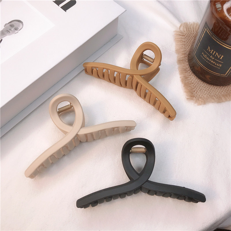 一折发饰发夹日韩百搭_日韩ins网红交叉彩色抓夹简约百搭发夹气质发卡