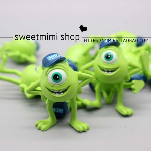 迪士尼 怪兽大学 大眼仔 单眼仔 摆件手办公仔玩具模型 - sweetmimi