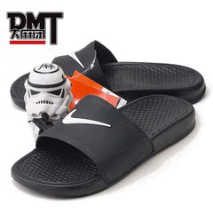 DMT Nike Benassi Shower 黑白小Logo 拖鞋 819703-819024-010