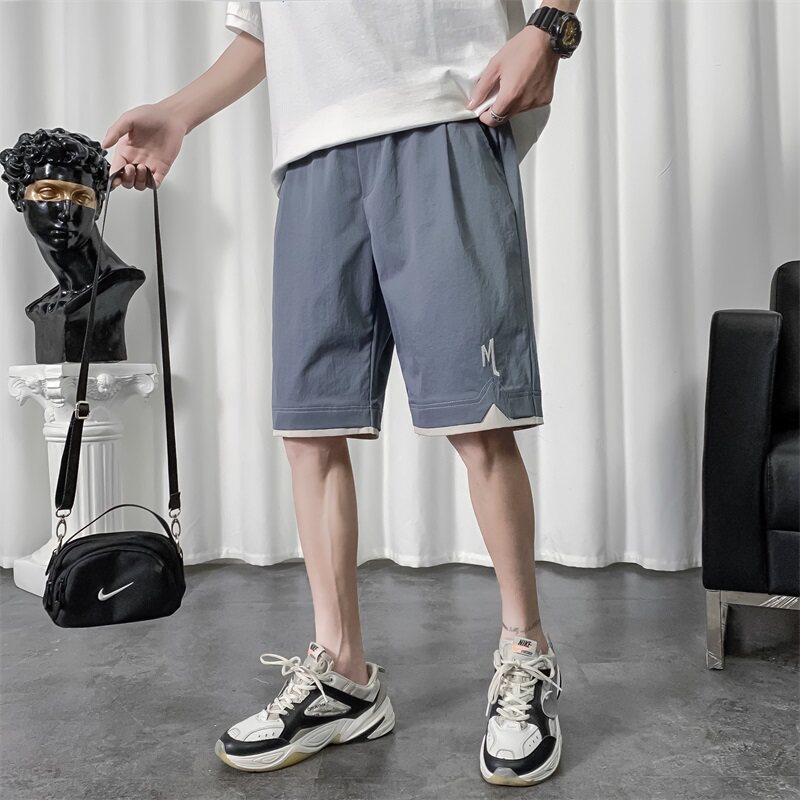 2020工装短裤男潮牌 日系港风五分裤男宽松 夏季休闲短裤男