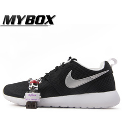 NIKE ROSHERUN GS 黑白 银勾 女款 跑鞋 599728-021