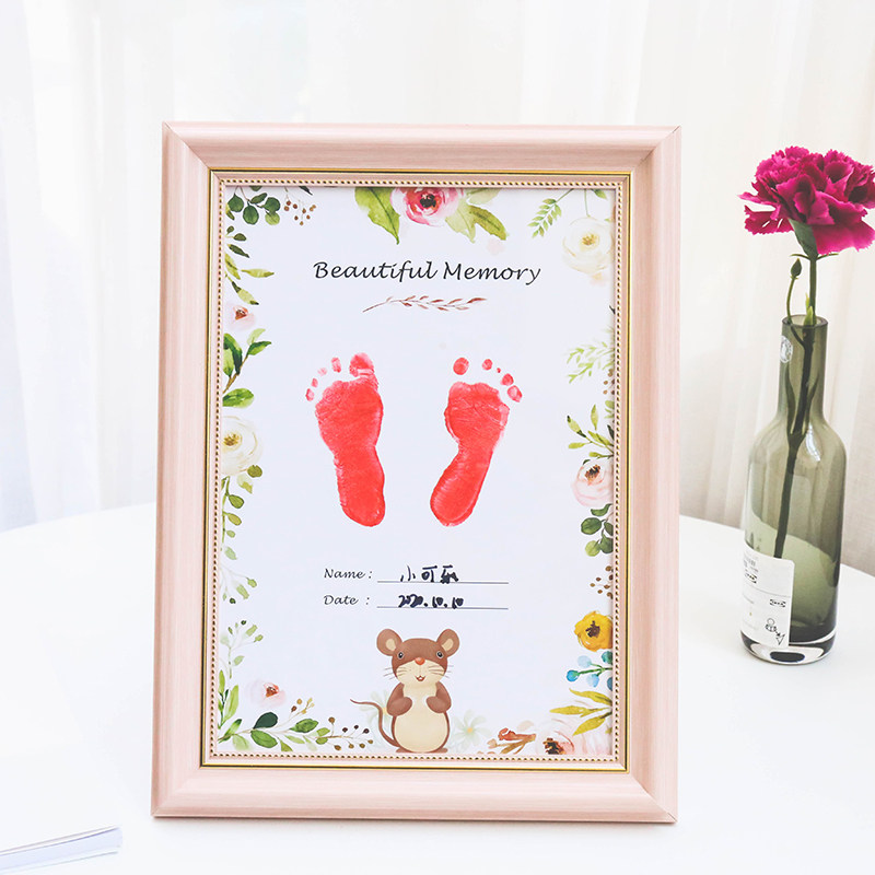 宝宝手印脚印纪念永久
