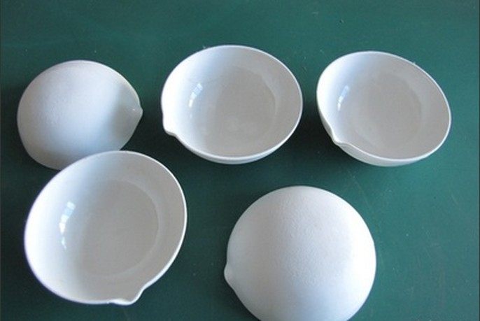 瓷蒸发皿35 50 60 75 100 125 150 200 250 300ml圆底半球瓷元皿