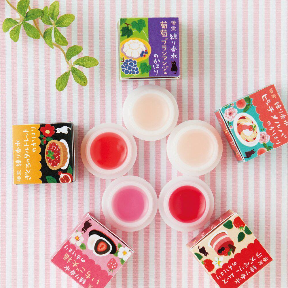 和趣屋进口食品_和趣屋日本礼品礼物京都椿堂固体香水香膏花香水果