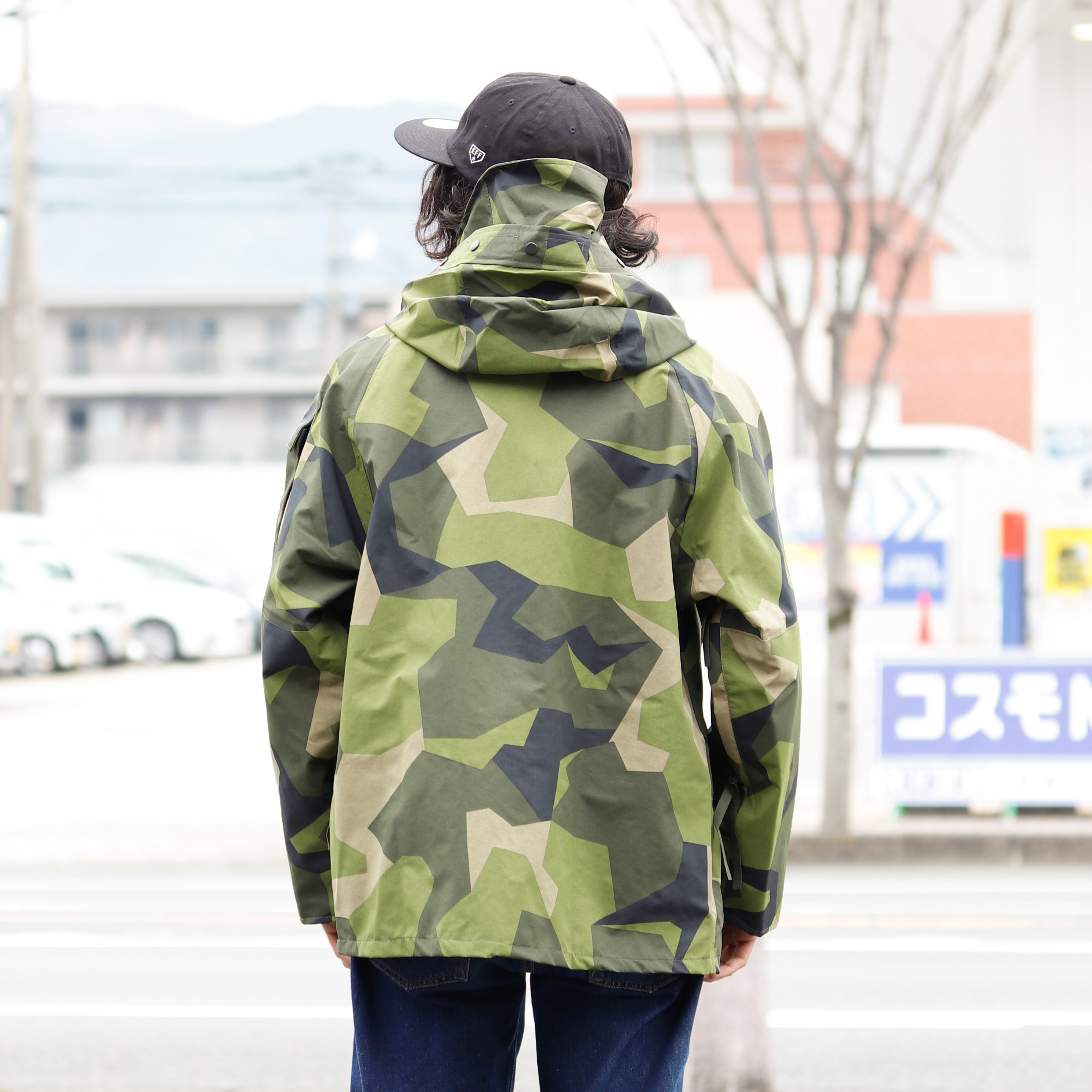 瑞典军版 m90几何迷彩 美国ecwcs一代战术m65风衣外套l3防风防水