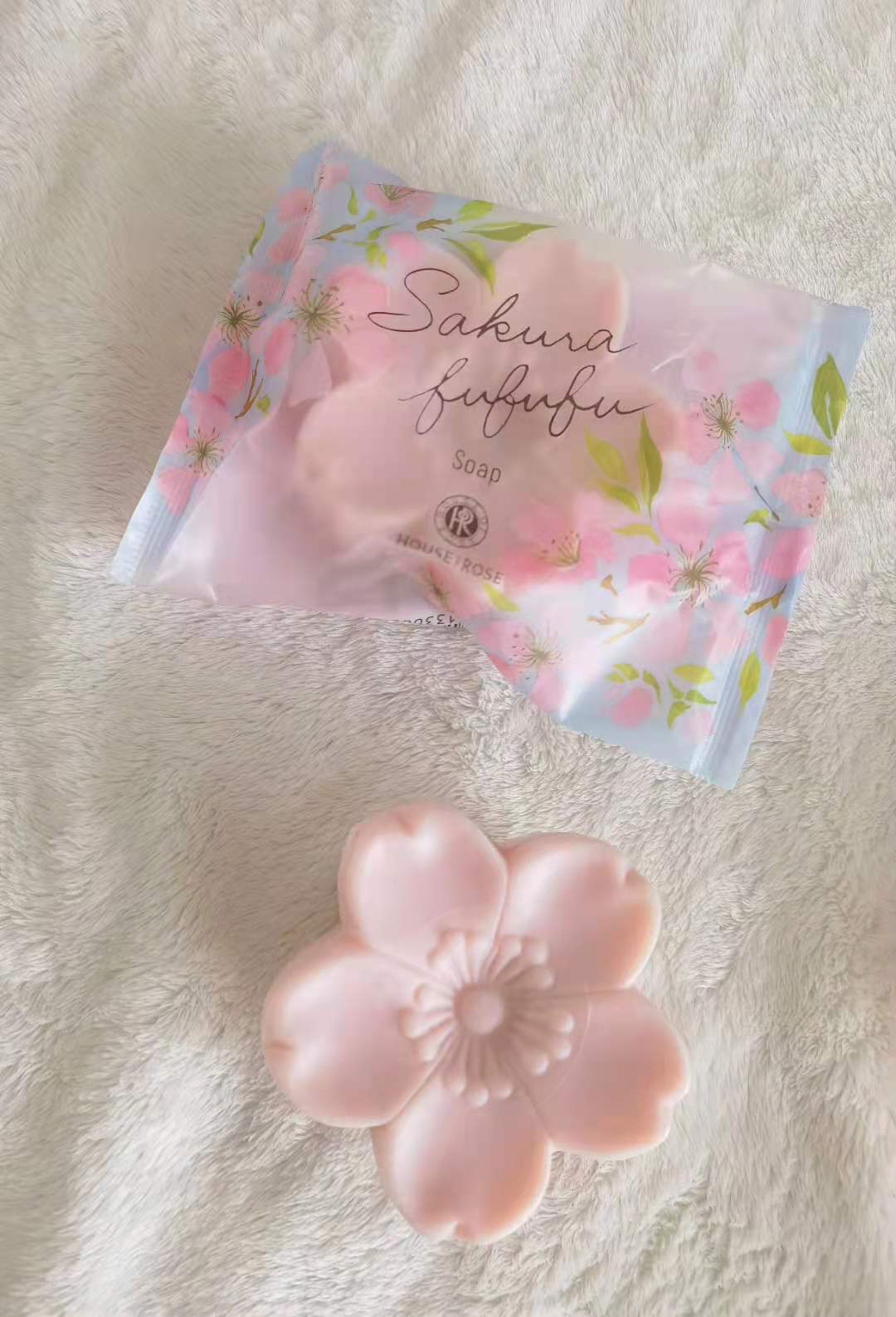 现货！日本本土House Of Rose sakura樱花维尼沐浴香皂洁面皂限定