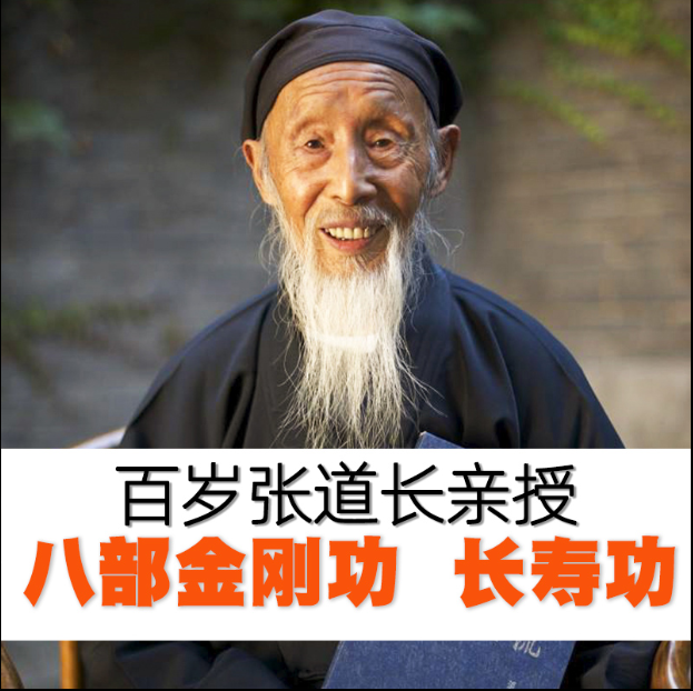 张至顺道长八部金刚功长寿功视频教程完整版道家养生