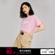 绫致Vero Moda T恤女2024春夏新款立体爱心字母印花上衣