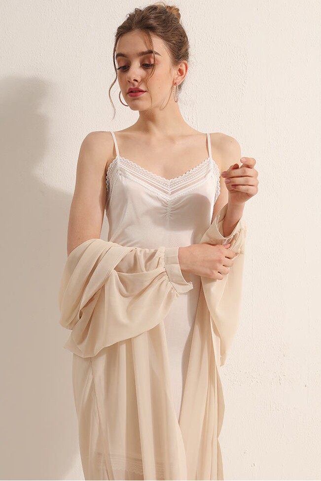 甄选真丝吊带裙女宽松内搭衬裙打底裙桑蚕丝背心裙打底柔软透气