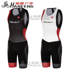 正品16款蝎子castelli Castelli Free Tri ITU铁三服铁三连体服