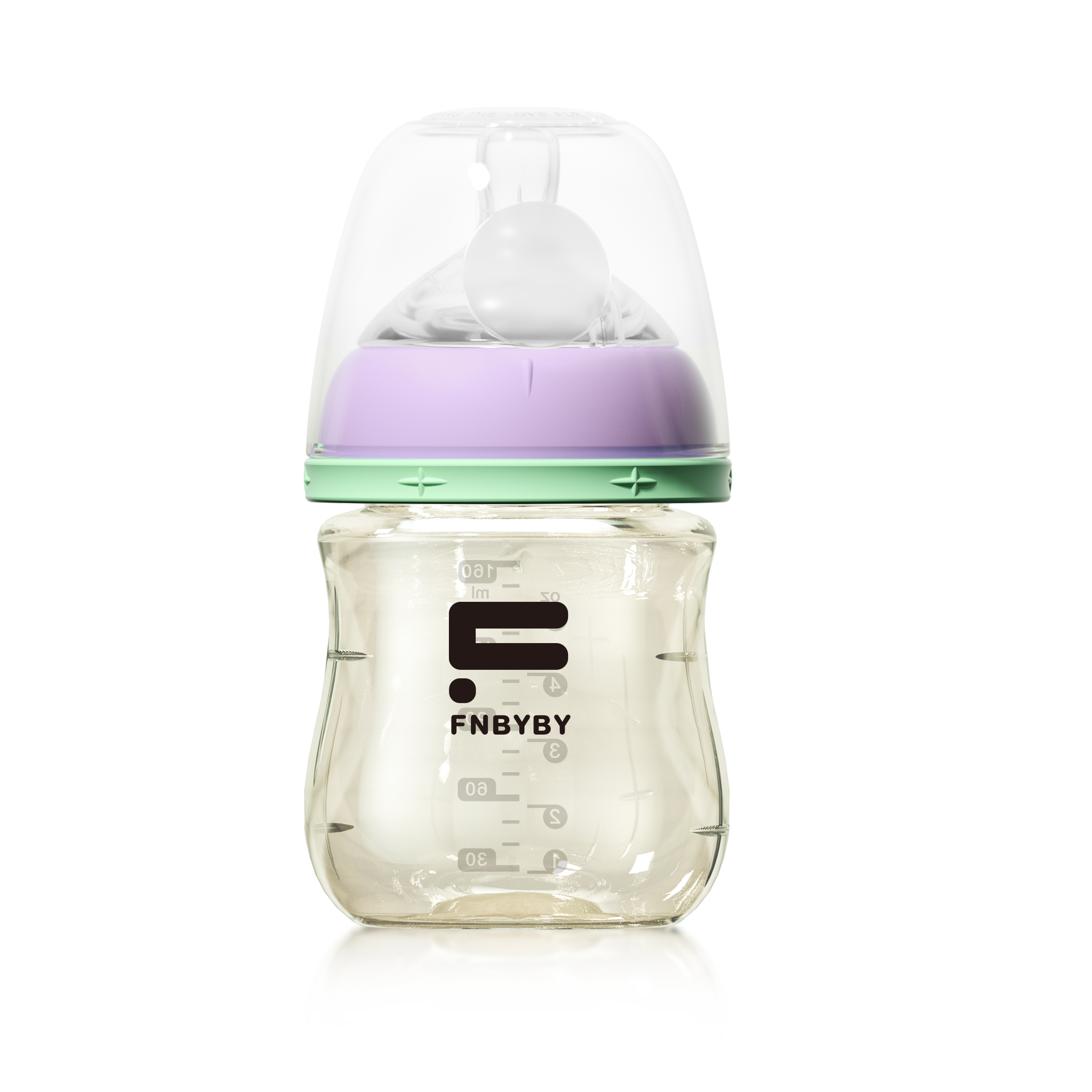 菲尼贝贝fnbyby臻悦吸初生儿ppsu奶瓶-160ml0-3个月宝宝奶瓶
