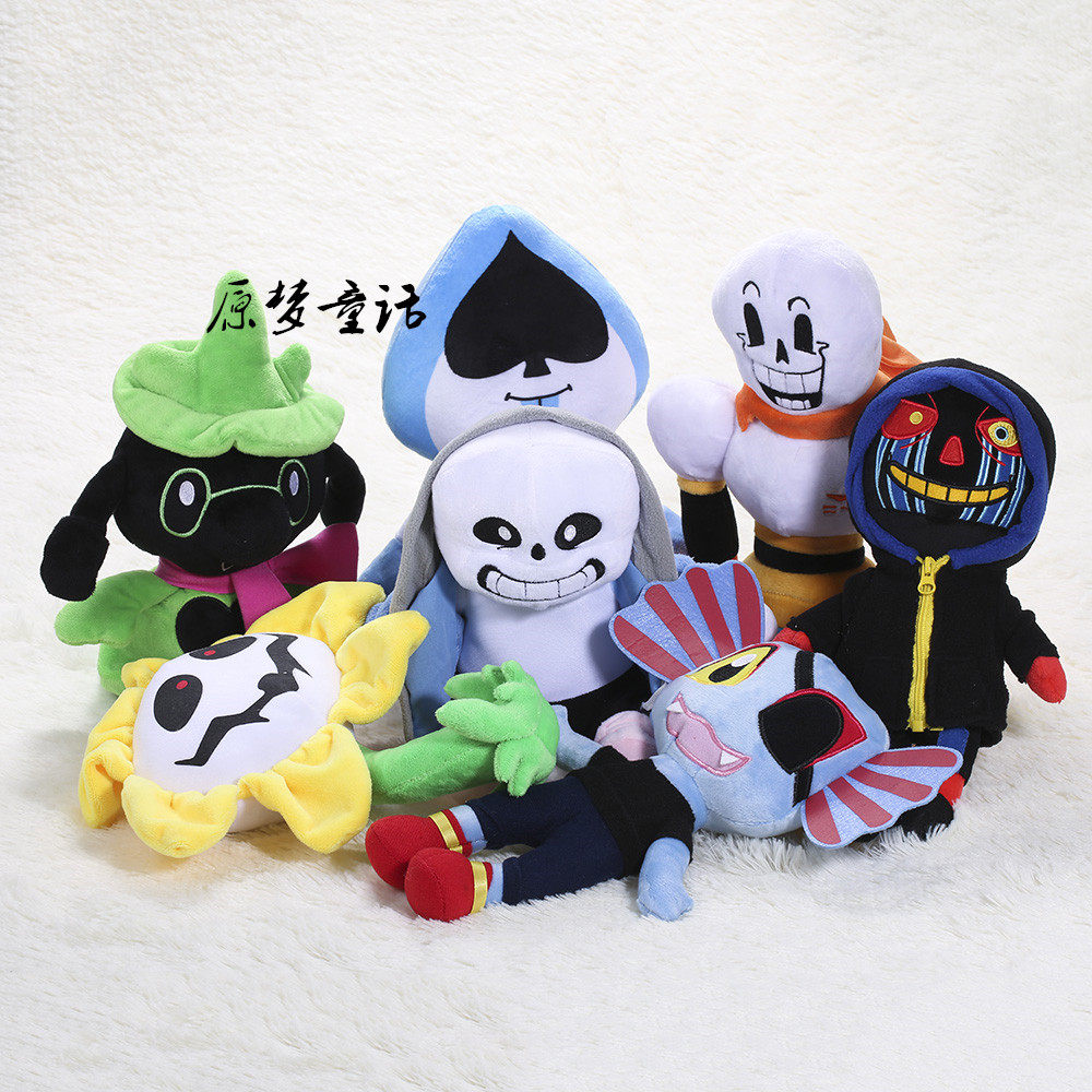 热销动漫公仔_传说之下 sans毛绒玩偶动漫游戏娃娃 玩具undertale