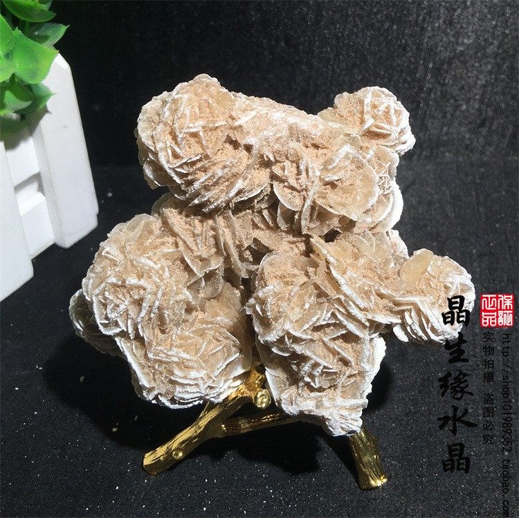 天然沙漠玫瑰原石矿物晶体奇石科普教学标本实物图