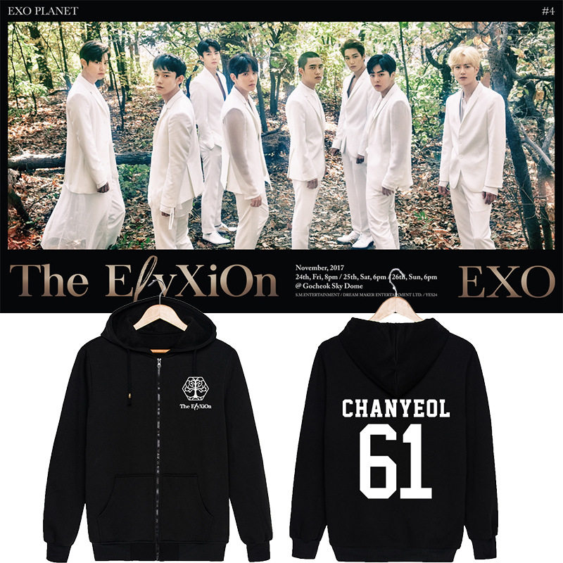 衣服长袖休闲已售0新品淘宝$98折后价$85exo四巡边伯贤吴世勋朴灿烈