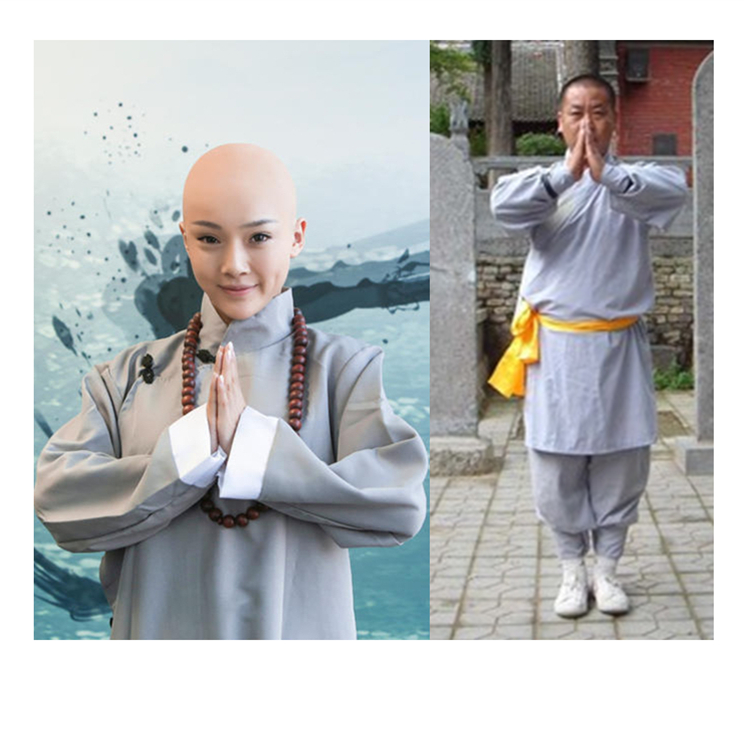 新款古装服装戏曲用品黄梅戏小尼姑衣服和尚衣服道士衣服戏服 2018