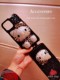 秋山桃iphone15/14/13/12/11promax双面Hellokitty进口贴钻手机壳