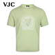 【专柜同款】VJC 2024年夏季男装新款提花短袖针织衫 D24BC1792