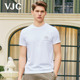 VJC 2024年夏季男装新款短袖T恤上衣烫钻休闲运动 B23BA1040