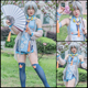 现货 vocaloid同人V家洛天依春庭花语嫣然cosplay套装洛天依服