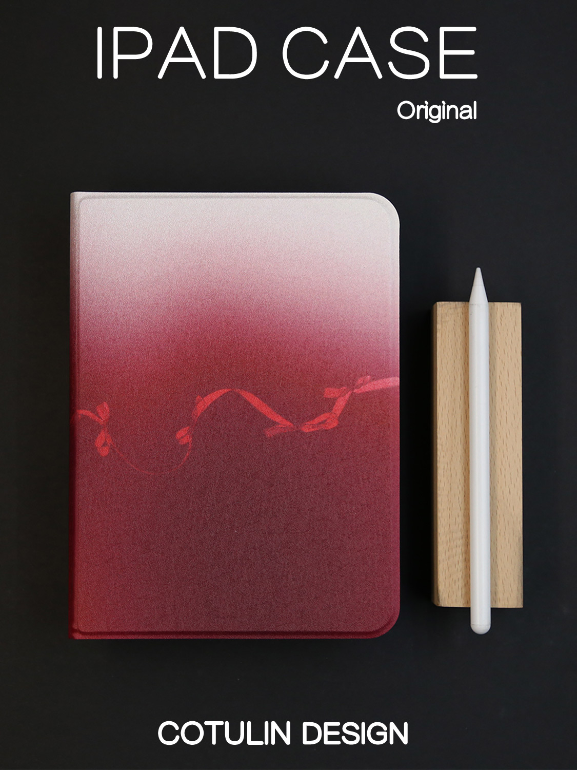 红丝带iPad10.2保护套苹果2