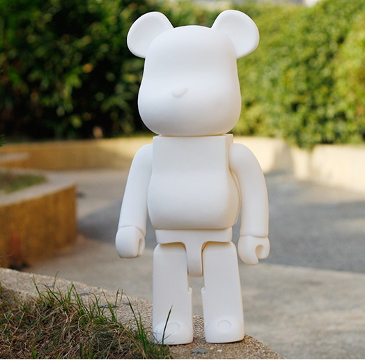 bearbrick积木熊diy素体纯白模型手办落地公仔摆件玩具大号 1000%