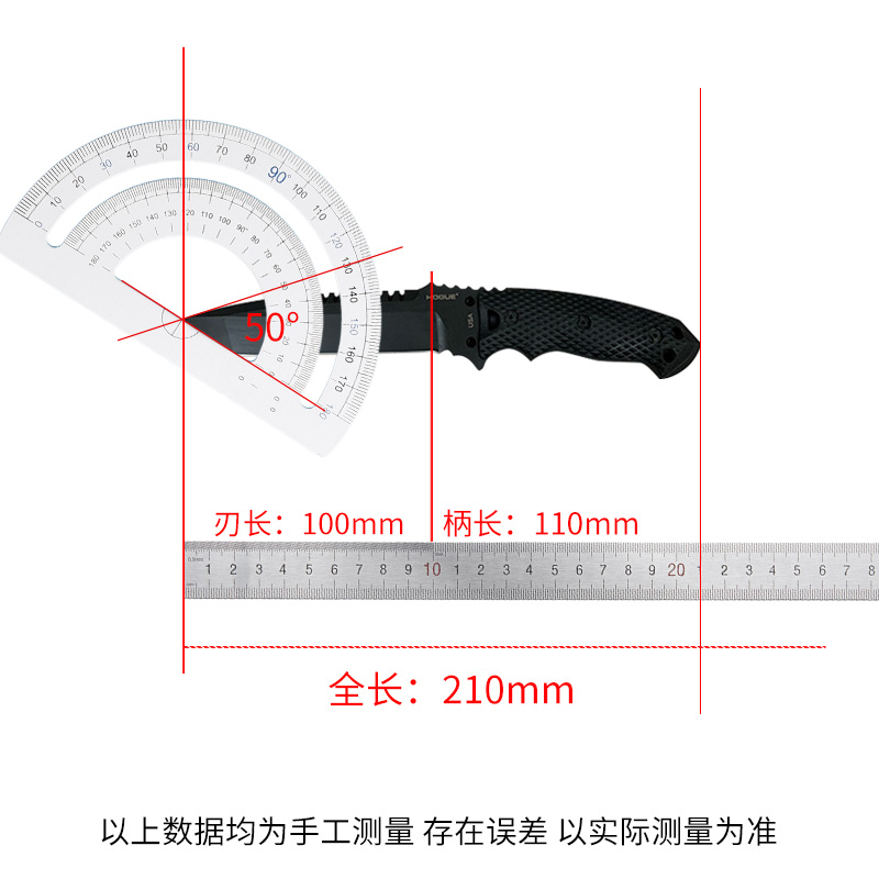 美国制HOGUE战术刀EX-F01 系列户外露营随身便携工具刀