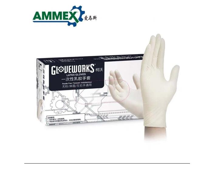 爱马斯(AMMEX)一次性检查手套 乳胶手套实验室无粉口|ruв категории начало ежедневно, защитное оборудование, защитные перчатки - от Buy2taobao.com для оказания профессиональной услуги покупки агента Taobao