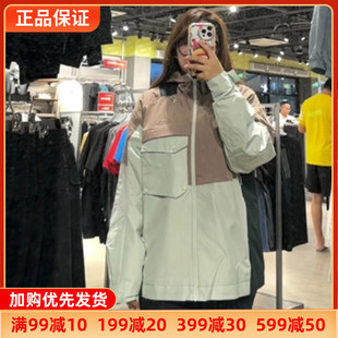 Adidas阿迪达斯外套男女2024新款加绒保暖防风休闲夹克正品HN9044