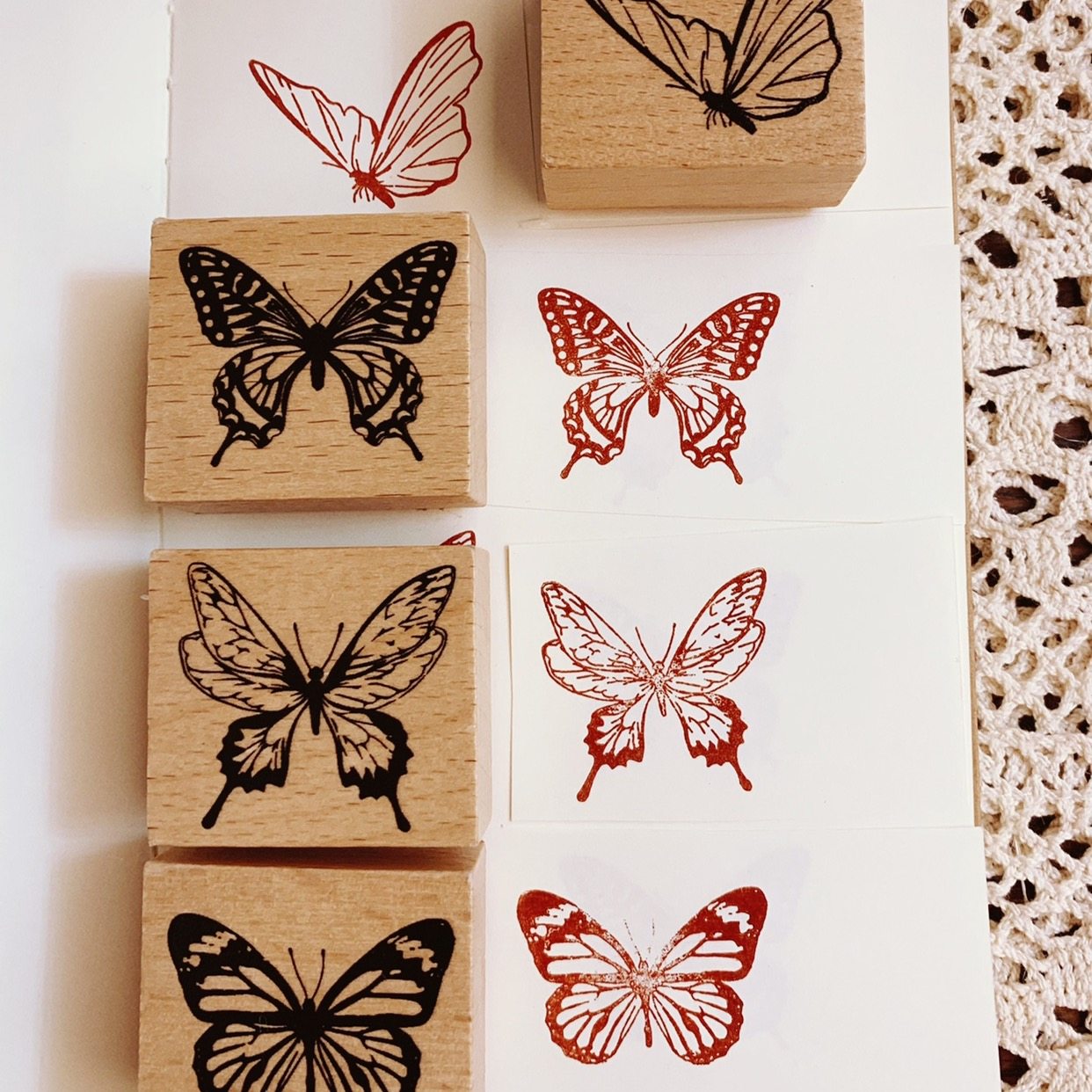 绝美蝴蝶轻复古打底手帐成品印章学生用印火漆印章火漆印章书法