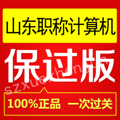 山东省2017济南青岛烟台潍坊临沂德州淄博济宁等职称计算机考试题