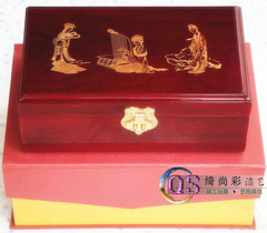 红木中式复古古典平遥推光漆器首饰盒饰品收纳盒结婚过年送礼