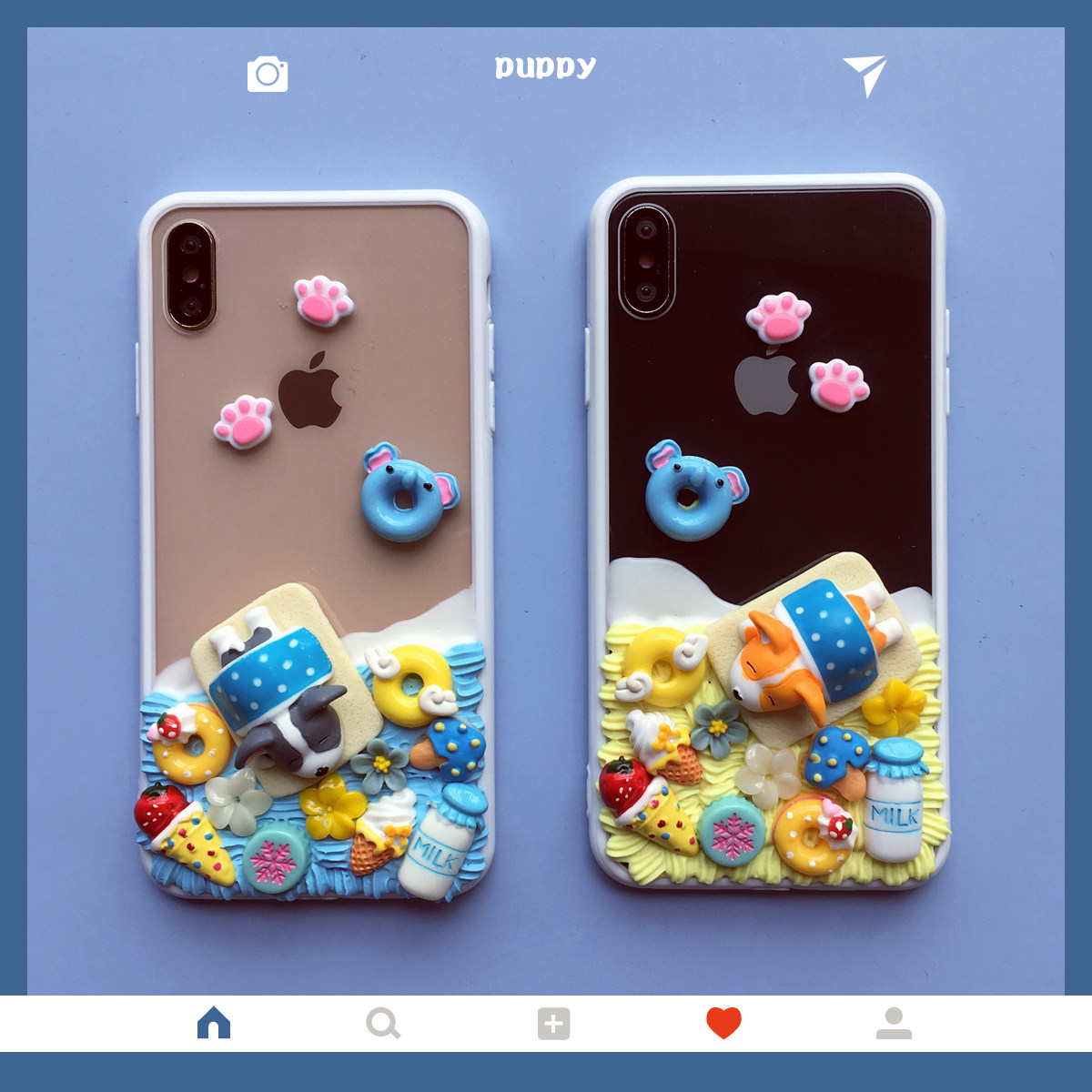 原创奶油手机壳iphone6plus7sxmas8plus11mate30情侣款硅胶保护套