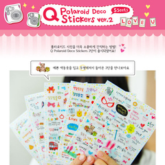 韩国文具 宝丽莱拍立得相片装饰贴纸 DIY照片日记必备 Q Polaroid