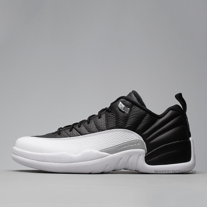 牛哄哄 jordan12 low playoffs aj12黑白季后赛篮球鞋 308305-004