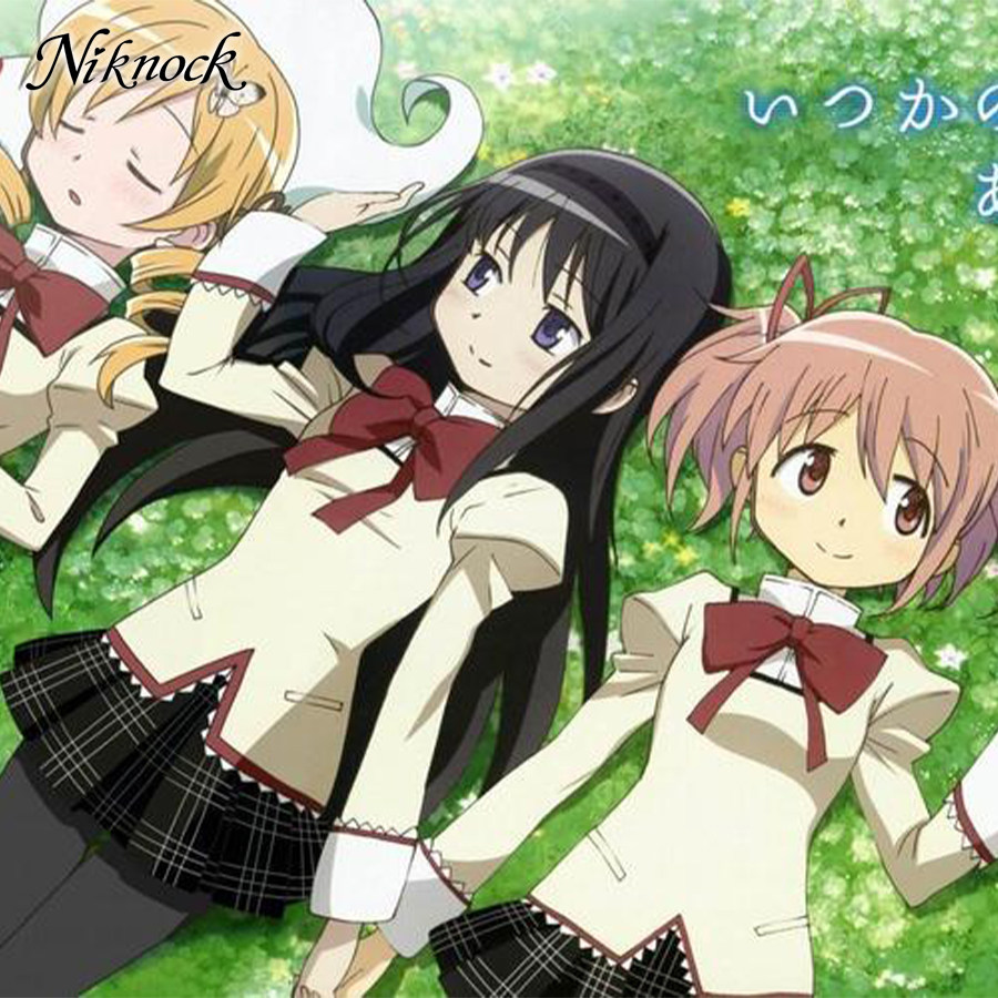 妮可妮蔻 魔法少女小圆cos 鹿目圆晓美焰巴麻美 校服c服cosplay女