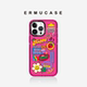 ERMUCASE二木青山可爱卡通《Happy Little Bear》开心小熊苹果iPhone16ProMax/15Pro/14ProMax/13Pro手机壳
