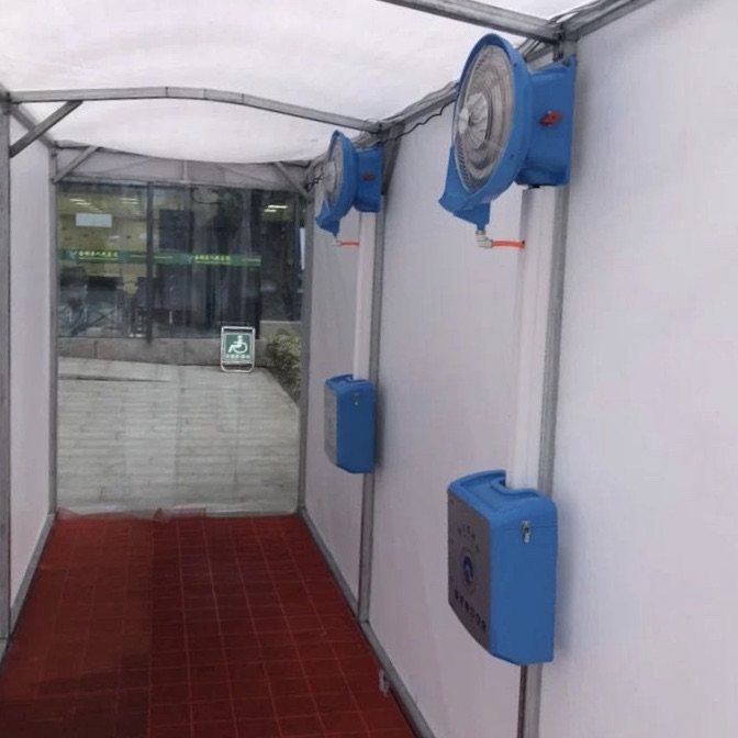 养殖场消毒机猪场智能离心式人员消毒通道雾化消毒大雾量喷雾机